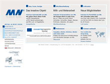 Tablet Screenshot of mn-metall.de